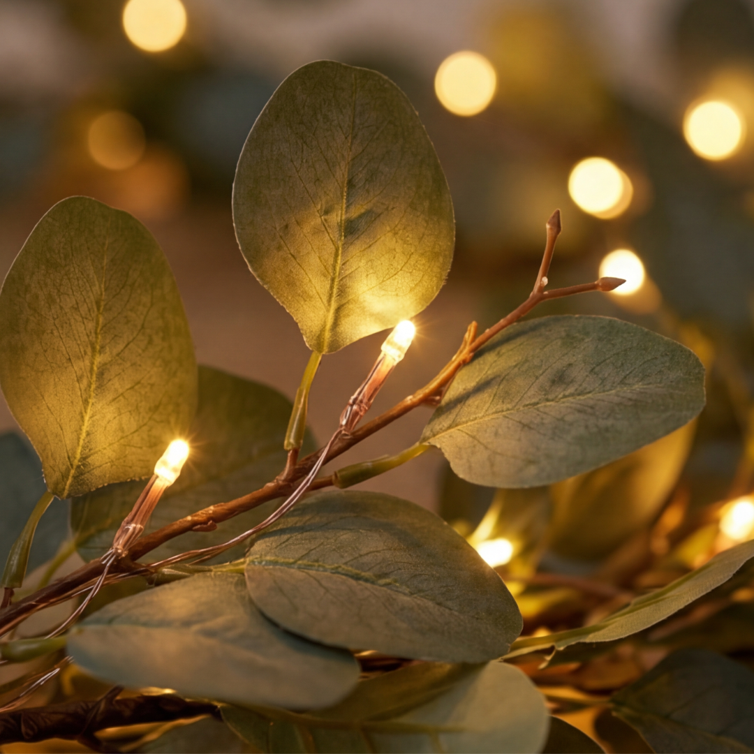 Lighted Olive Vine for Cozy Evenings