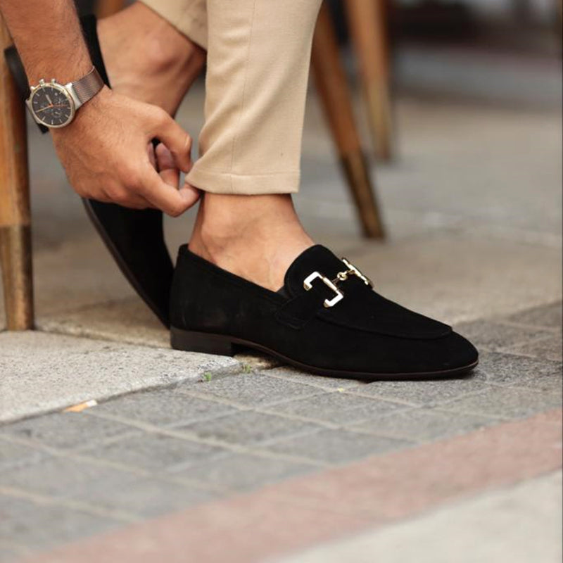 Loafers with Horsebit Detail
