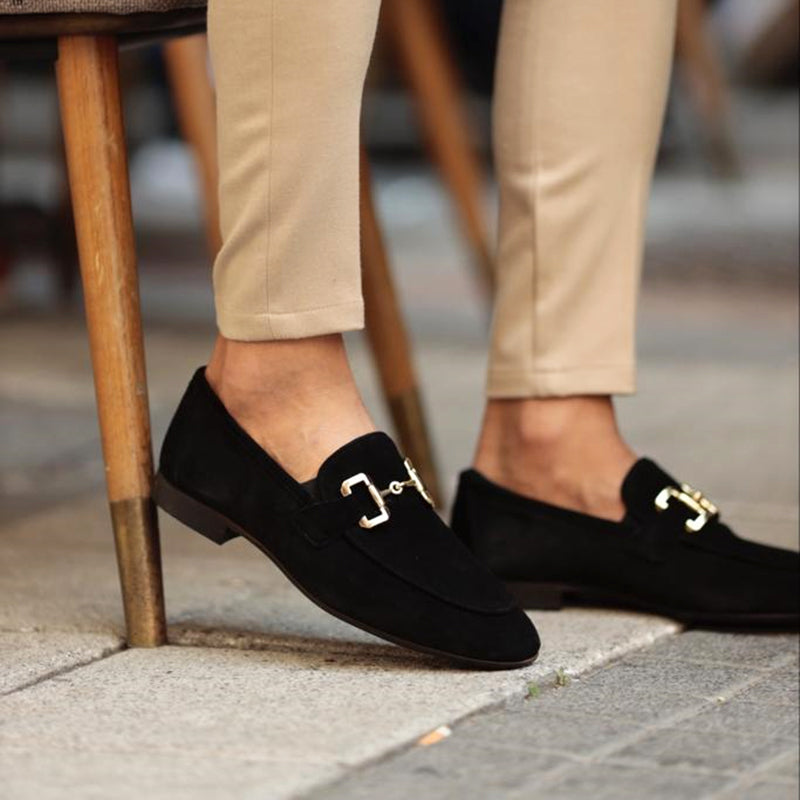 Loafers with Horsebit Detail