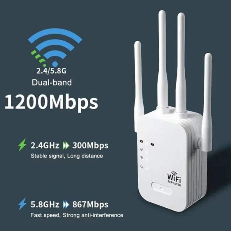 Long-Range Outdoor 5G WiFi Booster for Fast Connectivity