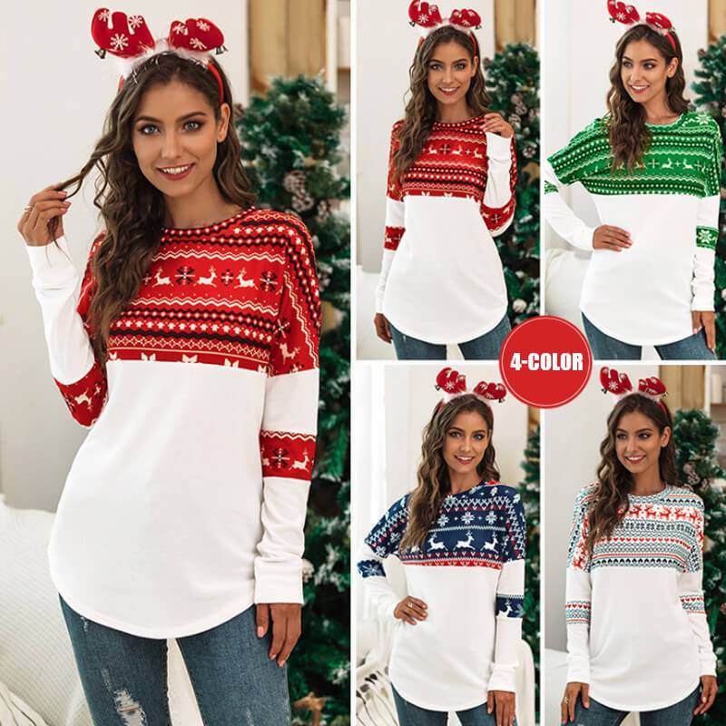 Long-Sleeve Christmas Sweatshirt
