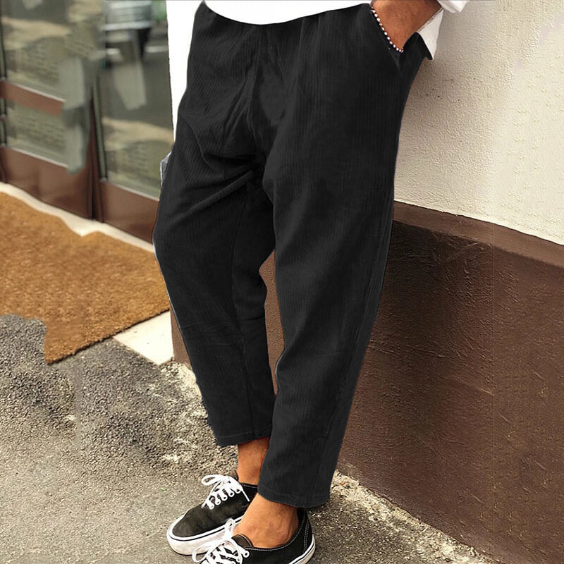 Loose Men's Vintage Pants – Comfortable and Classic Cut, Ideal for Everyday