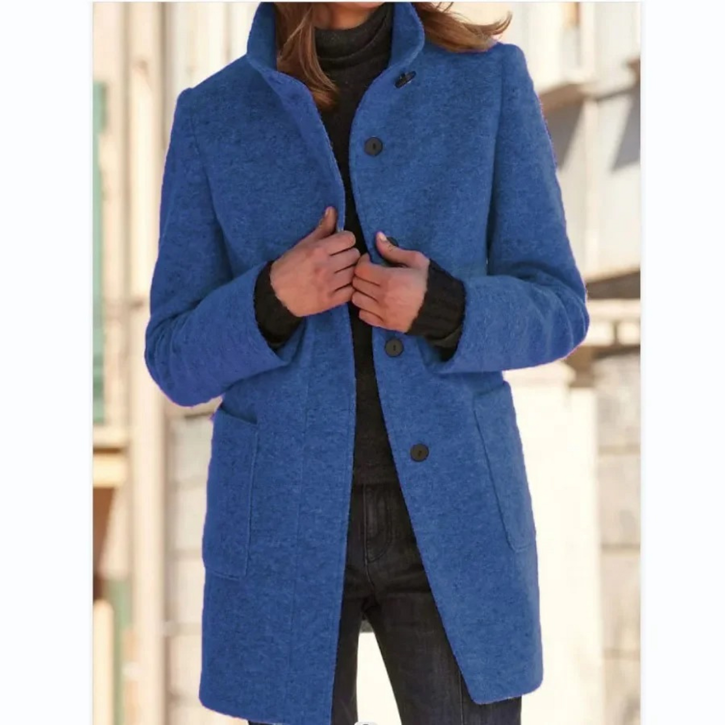 Lotte Women's Coat - Windproof - Stand-Up Collar