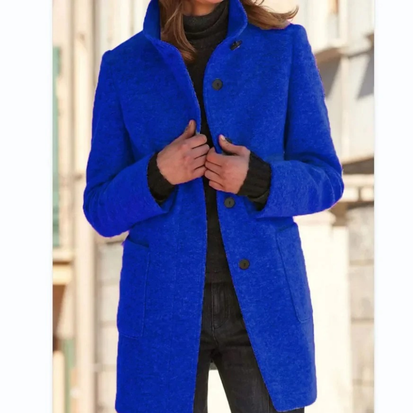 Lotte Women's Coat - Windproof - Stand-Up Collar