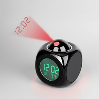LuminovaCube Digital Projection Alarm Clock