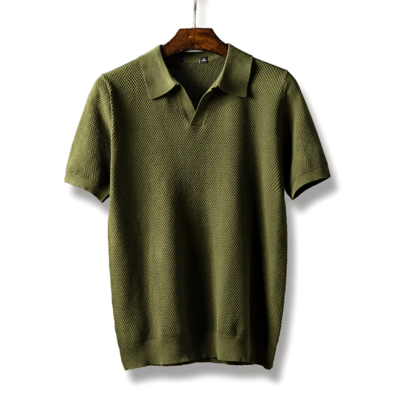 Luxe Peruvian Polo Shirt