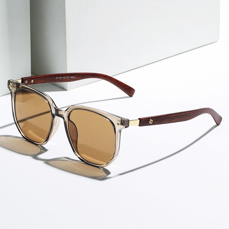 Luxe Vintage Wood Sunglasses