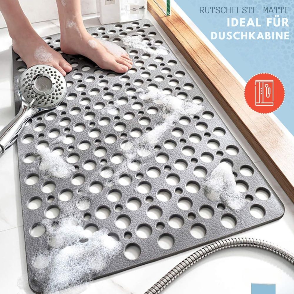 Luxury Anti-Slip Shower Mat - Hygienic & Safe, Various Colors