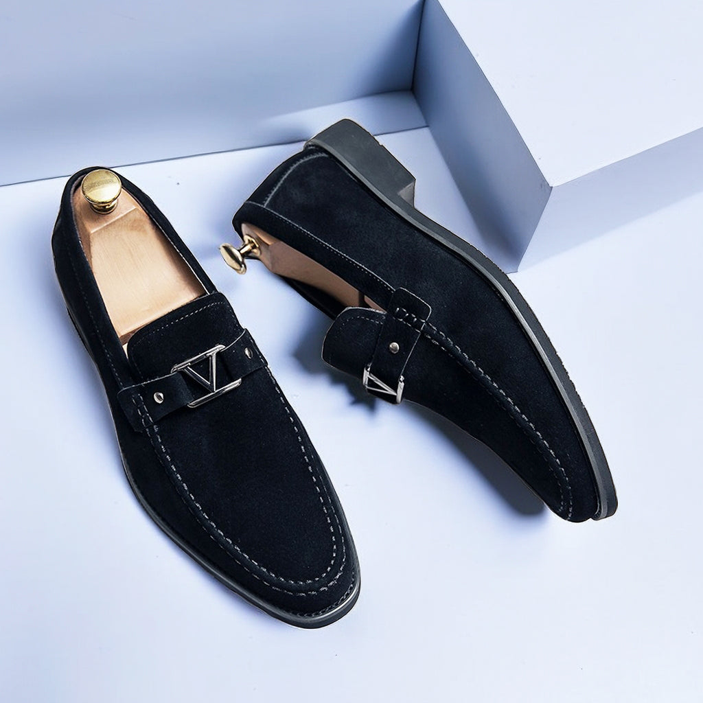 Luxury Loafers with Buckle