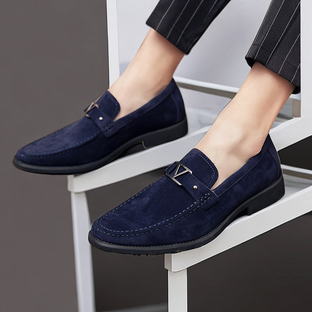Luxury Loafers with Buckle