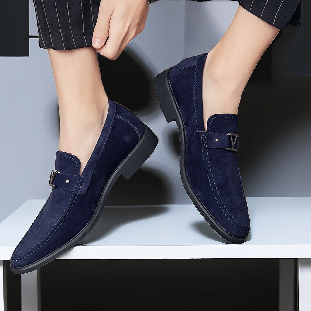 Luxury Loafers with Buckle