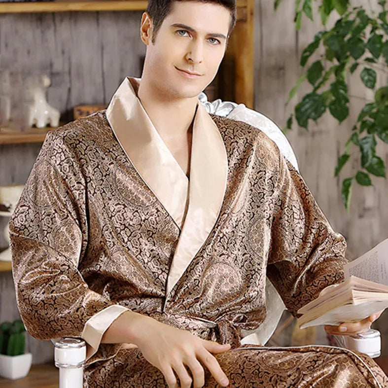 Luxury Men's Kimono | Bathrobe | Eastern Design