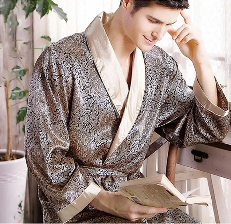 Luxury Men's Kimono | Bathrobe | Eastern Design
