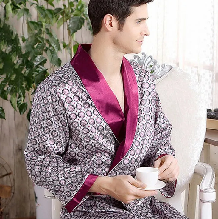 Luxury Men's Kimono | Bathrobe | Eastern Design