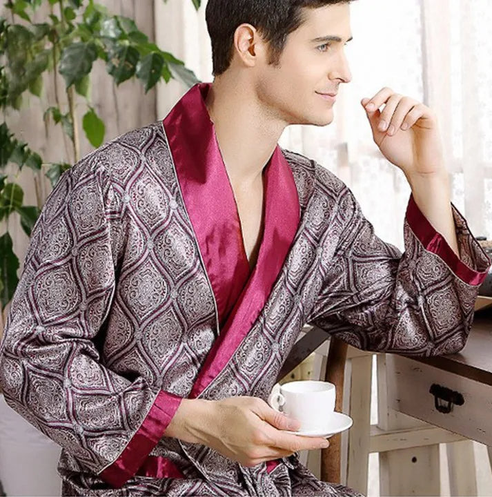Luxury Men's Kimono | Bathrobe | Eastern Design