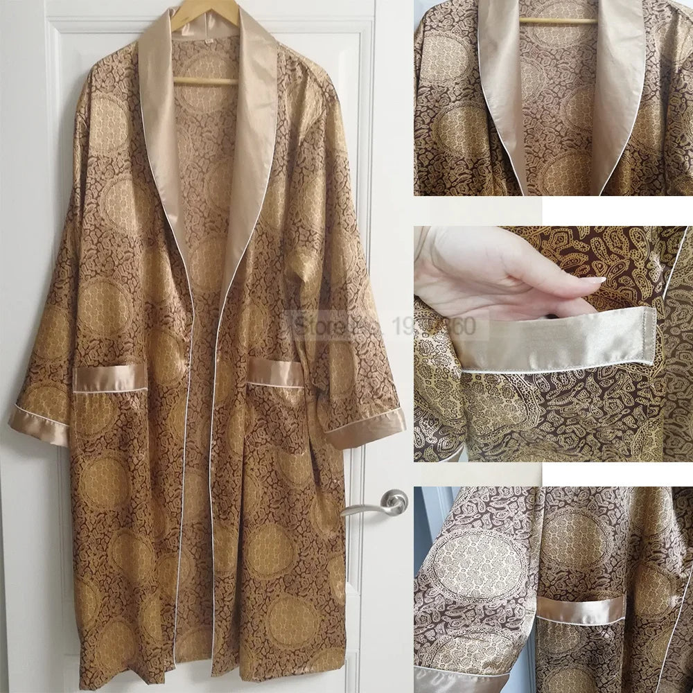 Luxury Men's Kimono | Bathrobe | Eastern Design