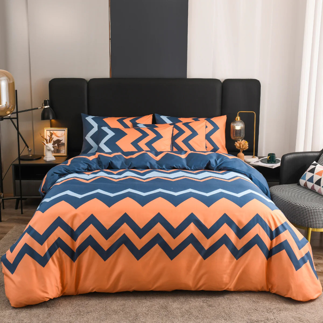 Luxury Modern Duvet Cover Set with Pillowcases