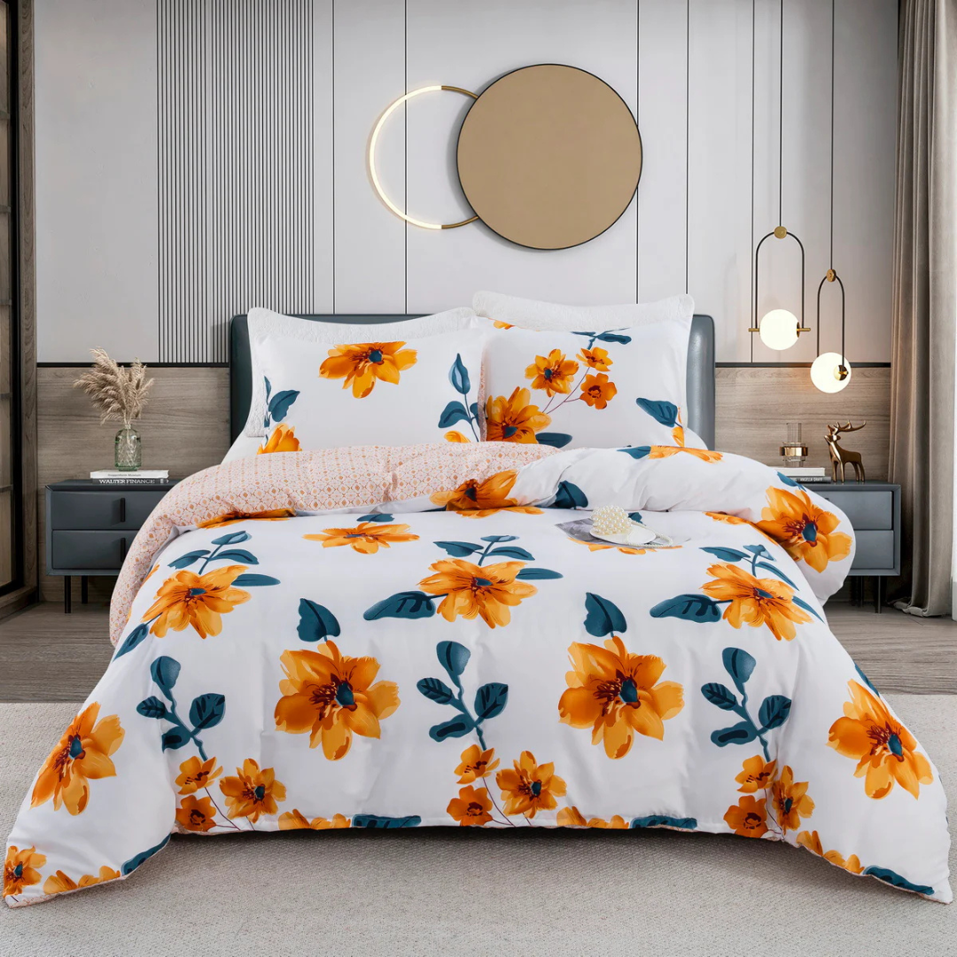 Luxury Modern Duvet Cover Set with Pillowcases