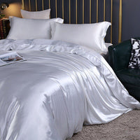 Luxury Satin Silk 4-Piece Bedding Set