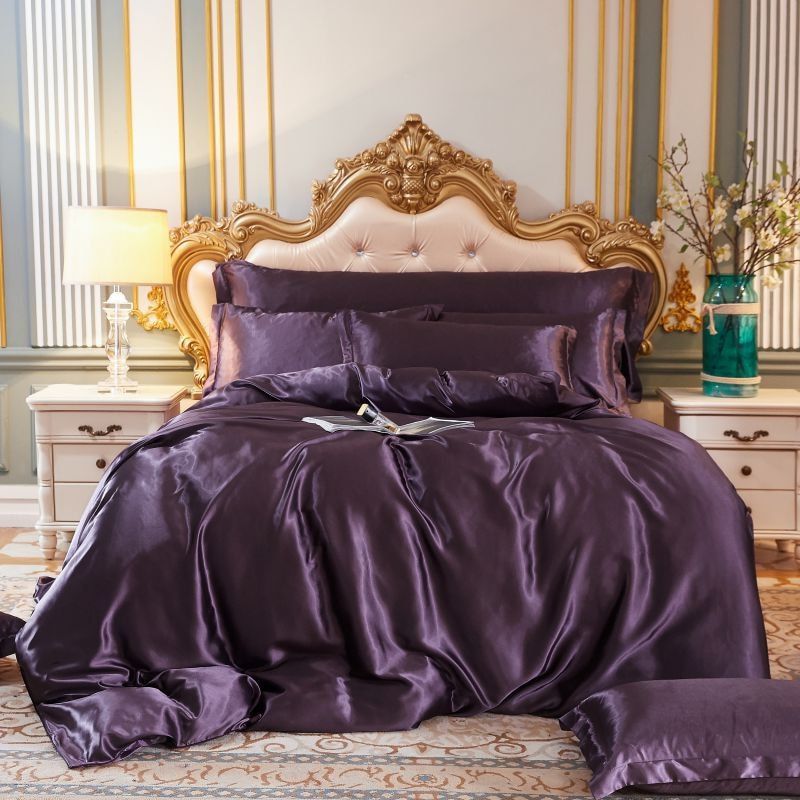 Luxury Satin Silk 4-Piece Bedding Set