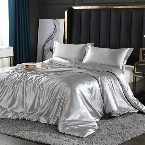 Luxury Satin Silk 4-Piece Bedding Set