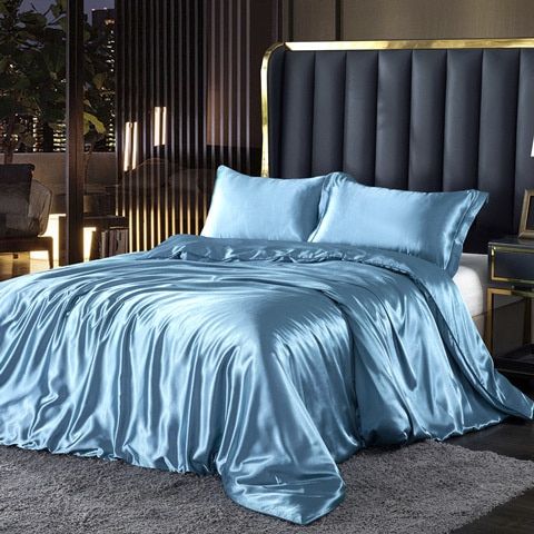 Luxury Satin Silk 4-Piece Bedding Set