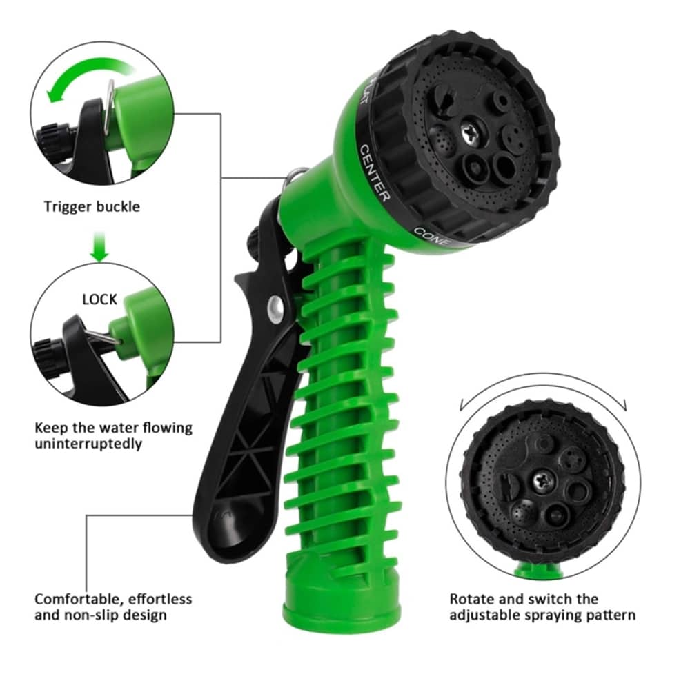 Magic Hose flexible garden hose / water hose - green or blue - multiple lengths -