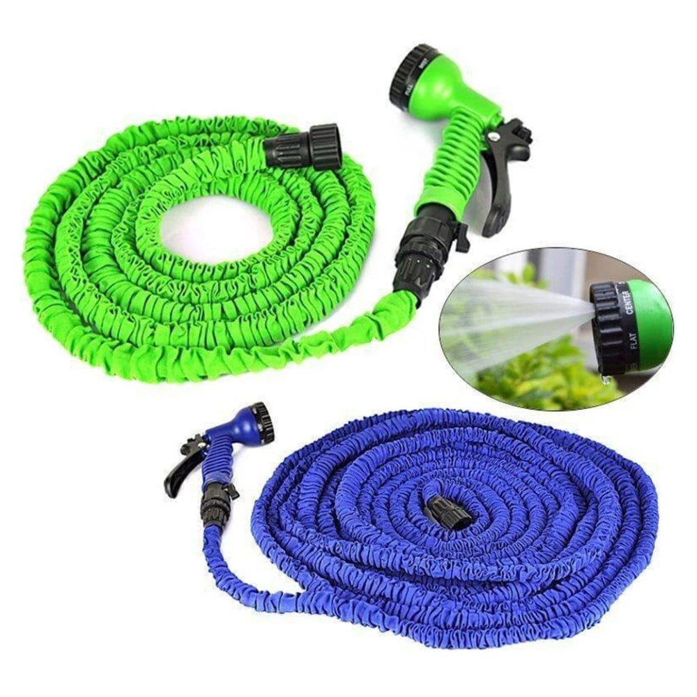 Magic Hose flexible garden hose / water hose - green or blue - multiple lengths -