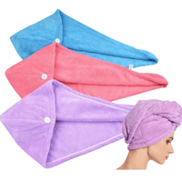 Magical Microfiber Hair Towel, Quick Drying, Comfortable Closure, Soft and Lightweight – Ideal for Daily Use