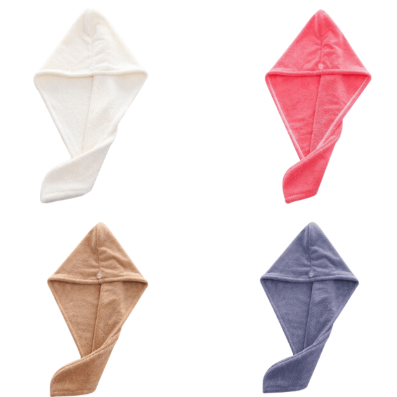Magical Microfiber Hair Towel, Quick Drying, Comfortable Closure, Soft and Lightweight – Ideal for Daily Use