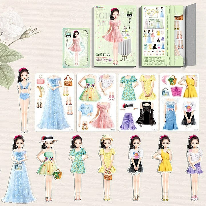 Magnetic Dress-Up Doll for Girls