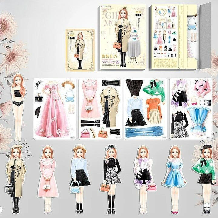 Magnetic Dress-Up Doll for Girls