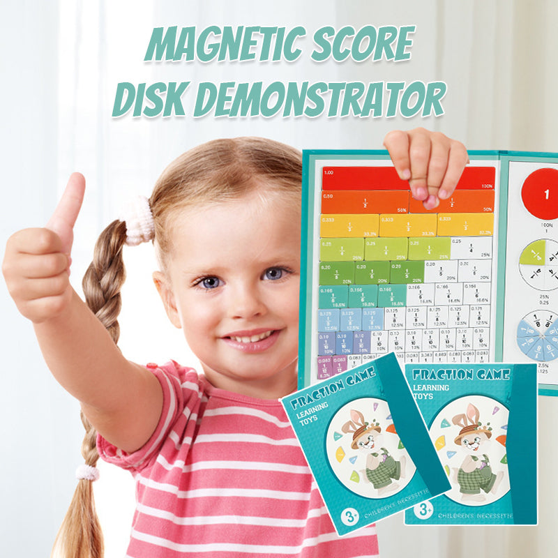 Magnetic Fraction Disk Demonstrator: Learn Fractions Easily!