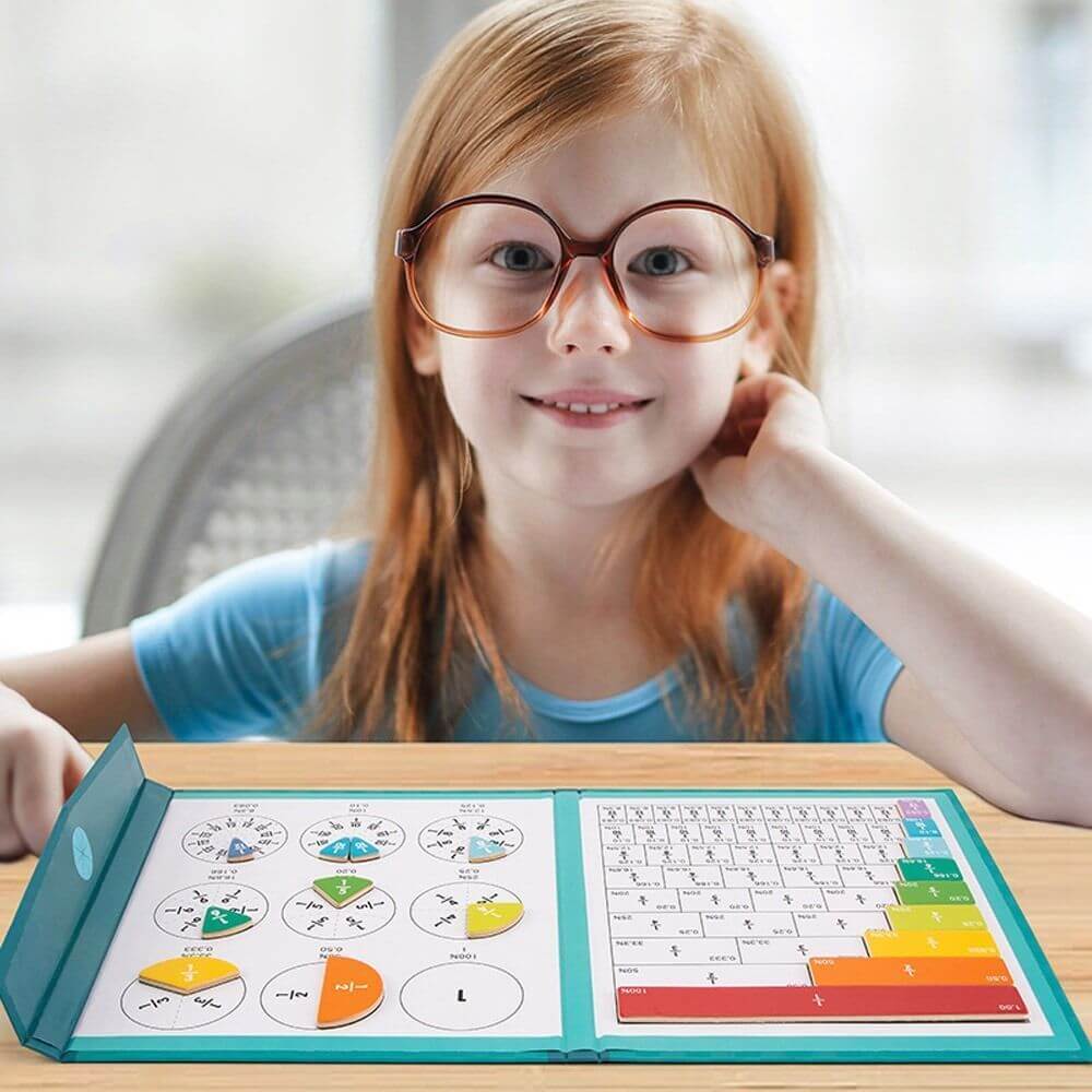 Magnetic Fraction Disk Demonstrator: Learn Fractions Easily!