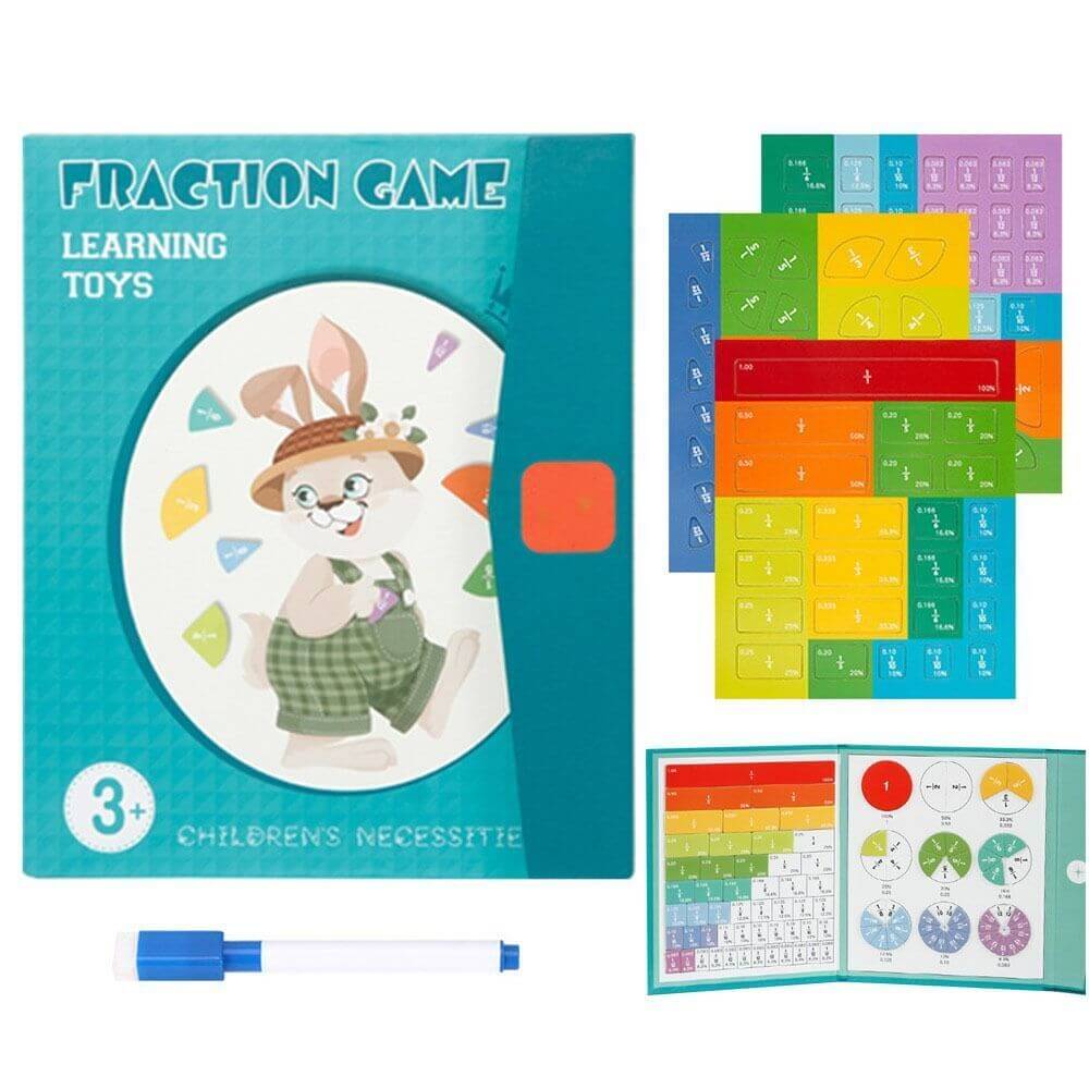 Magnetic Fraction Disk Demonstrator: Learn Fractions Easily!