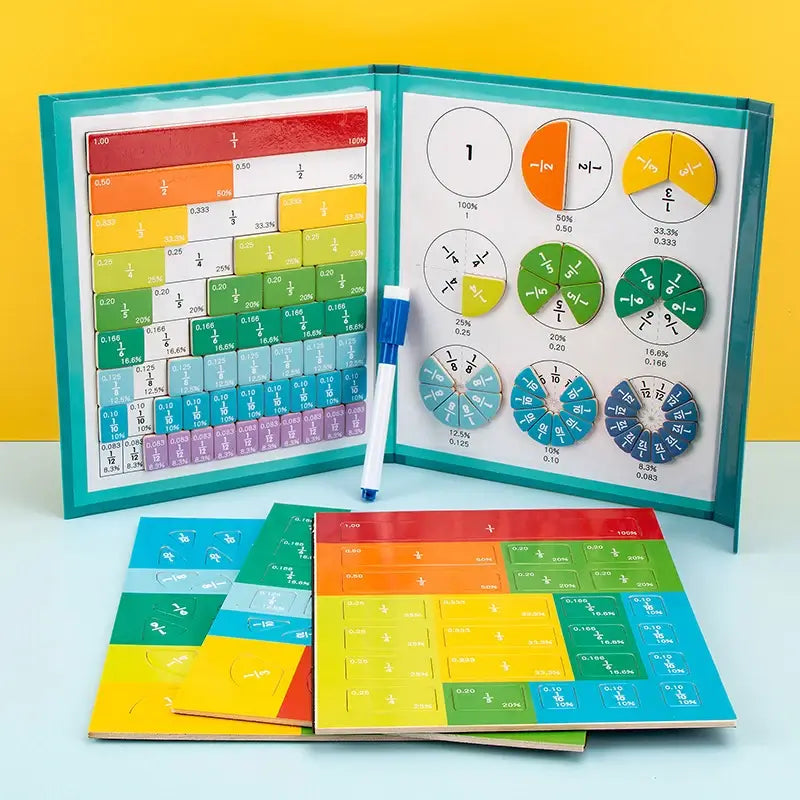 Magnetic Fraction Disk Demonstrator: Learn Fractions Easily!