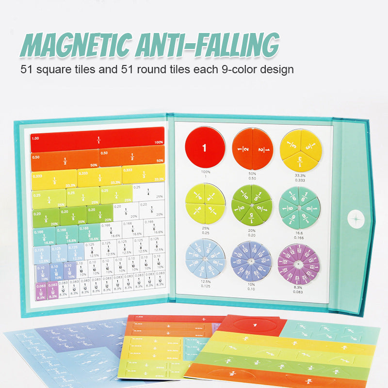 Magnetic Fraction Disk Demonstrator: Learn Fractions Easily!