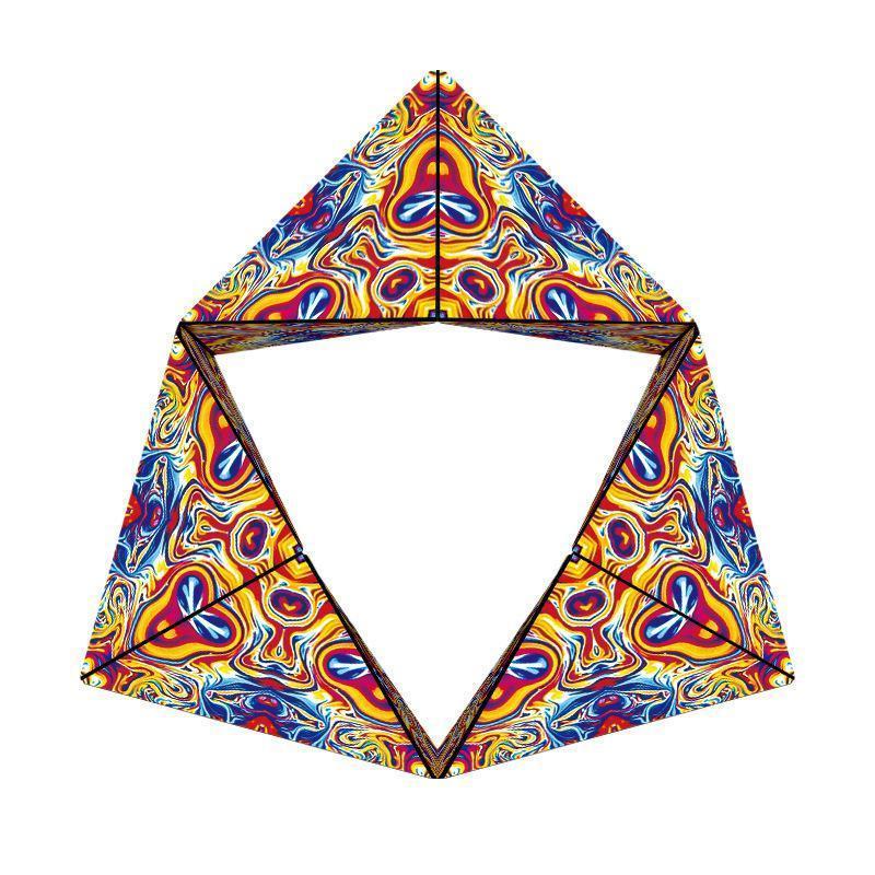 Magnetic Shape-Shifting Cube | Transforming Puzzle Toy | Multicolor