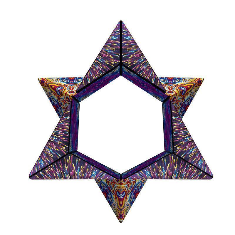 Magnetic Shape-Shifting Cube | Transforming Puzzle Toy | Multicolor