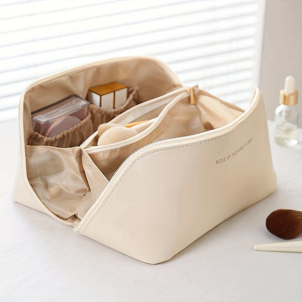 MAKE-UP ORGANIZER WITH ZIPPER – LUXURY TOILETRY BAG FOR TRAVEL