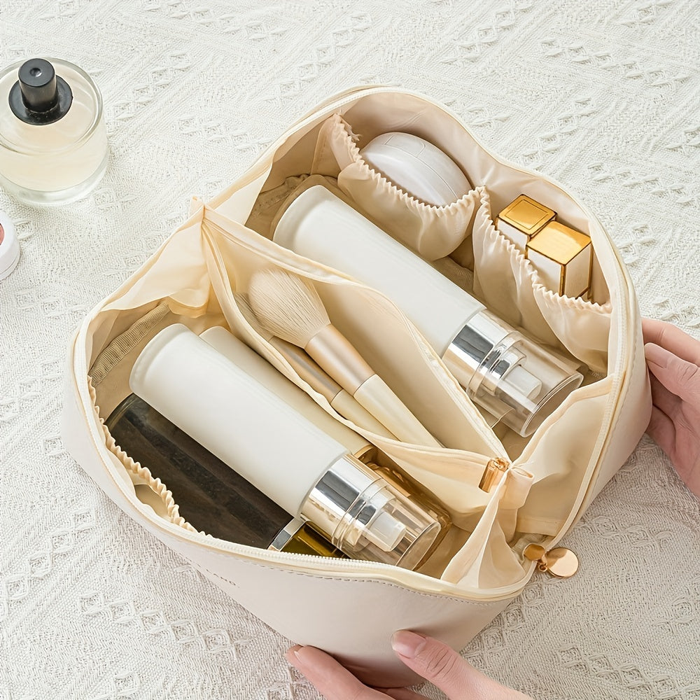 MAKE-UP ORGANIZER WITH ZIPPER – LUXURY TOILETRY BAG FOR TRAVEL