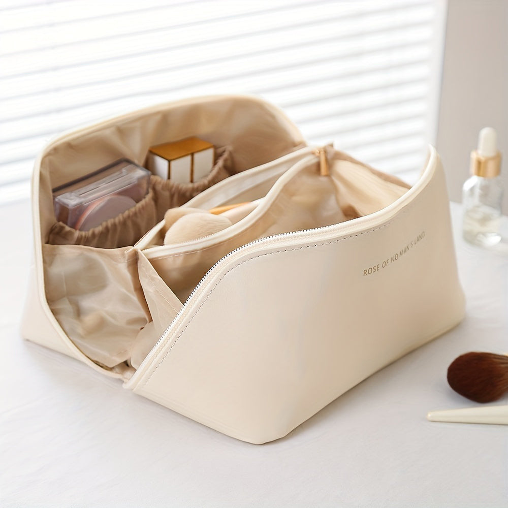 MAKE-UP ORGANIZER WITH ZIPPER – LUXURY TOILETRY BAG FOR TRAVEL
