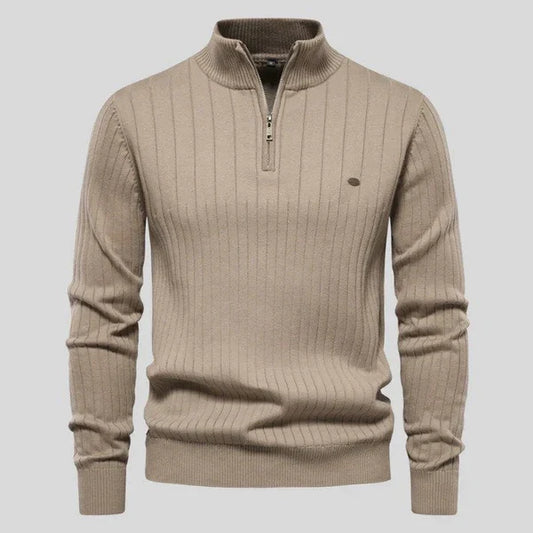 MASON - Sweater with Half Zipper