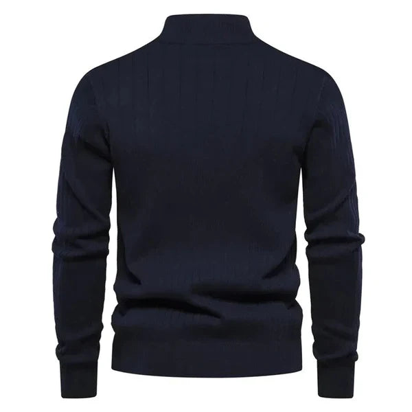 MASON - Sweater with Half Zipper