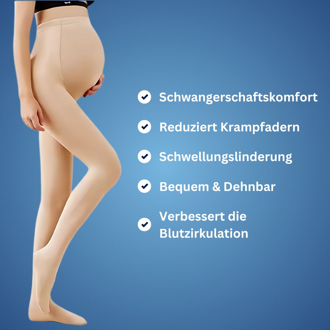 Maternity Compression Tights - Anti-Swelling - Promotes Circulation