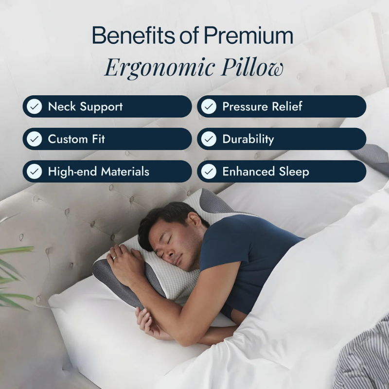 Memory Foam Cervical Pillow – Restorative Pain-Free Sleep