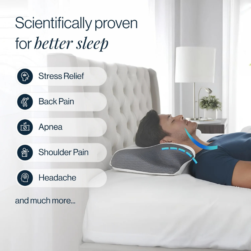 Memory Foam Cervical Pillow – Restorative Pain-Free Sleep