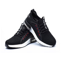 Men Breathable Safety Shoes with Steel Toe and Sole