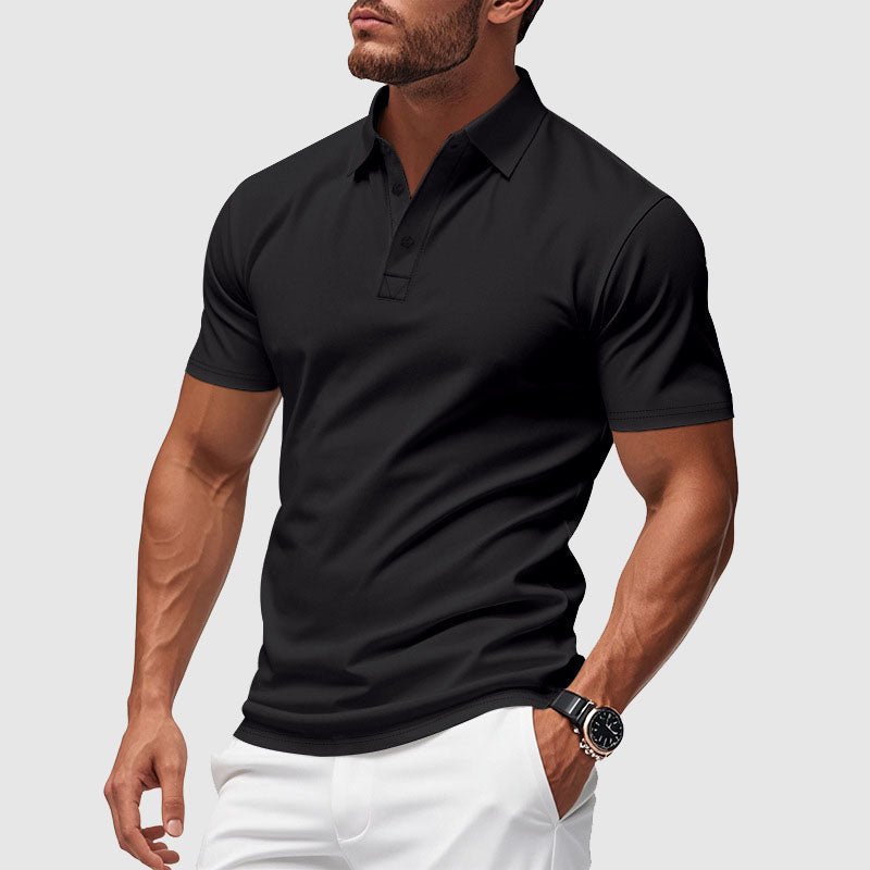 Men's Azure Crest Performance Polo Shirt