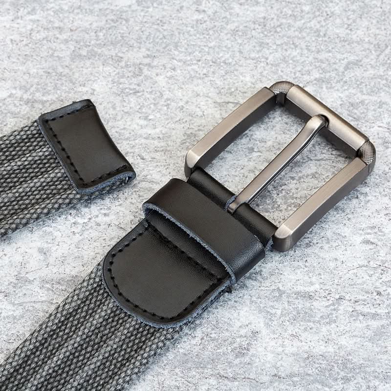 Men’s Belt – Adjustable Casual Striped Waistband